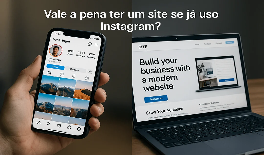 Vale a pena ter um site se já uso Instagram?